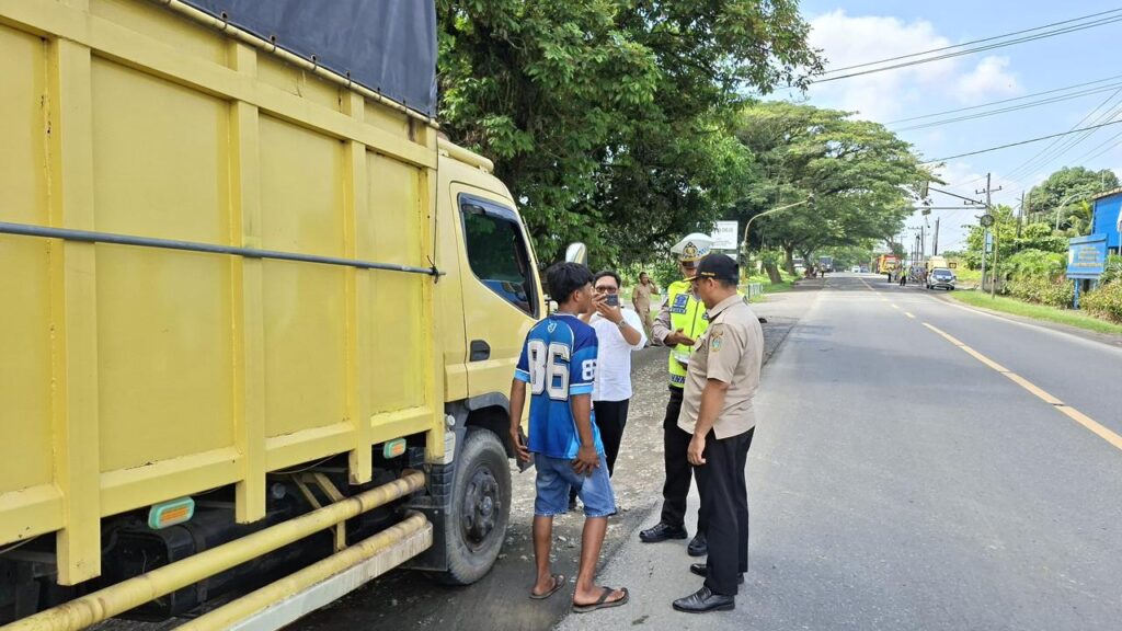 Satlantas Polres Batu Bara Gelar Operasi Gabungan SADAR Pajak Kendaraan Bermotor Bersama Instansi Terkait