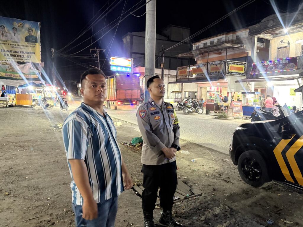 Polsek Talawi Laksanakan Patroli Malam KRYD, Jaga Keamanan dan Rasa Aman Warga