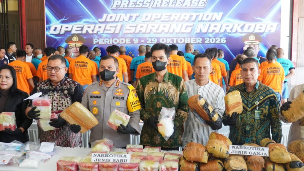 Polresta Deli Serdang Selamatkan 186.111 Jiwa dari Ancaman Narkoba, Sita Barang Bukti Senilai Rp11,5 Miliar   